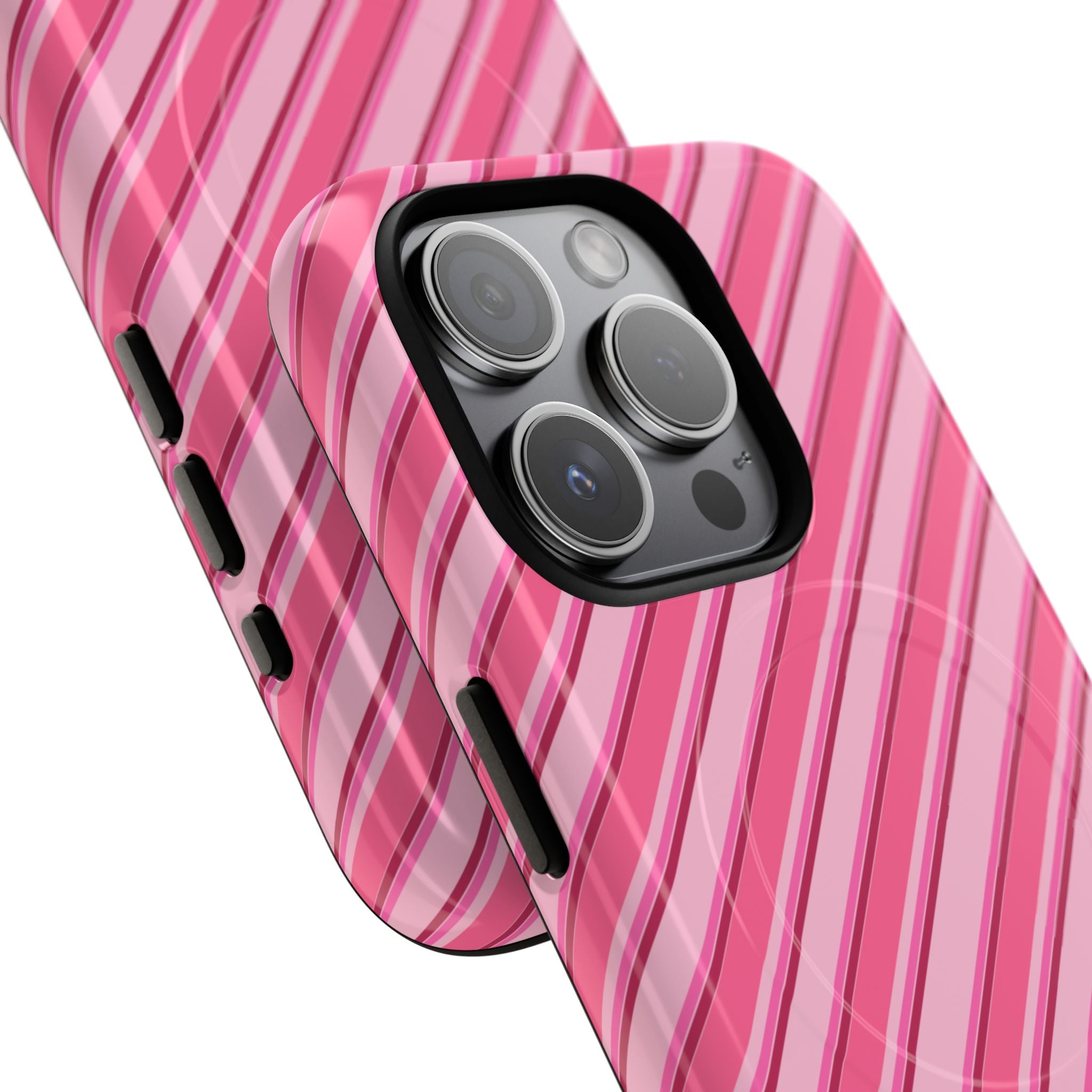 Angelina Stripes | Hot Pink - MagSafe iPhone Case