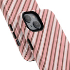 Angelina Stripes | Pink - MagSafe iPhone Case