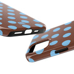 Big Polka Dot | Brown and Blue