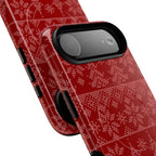 Holiday Knit | Red MagSafe iPhone Case