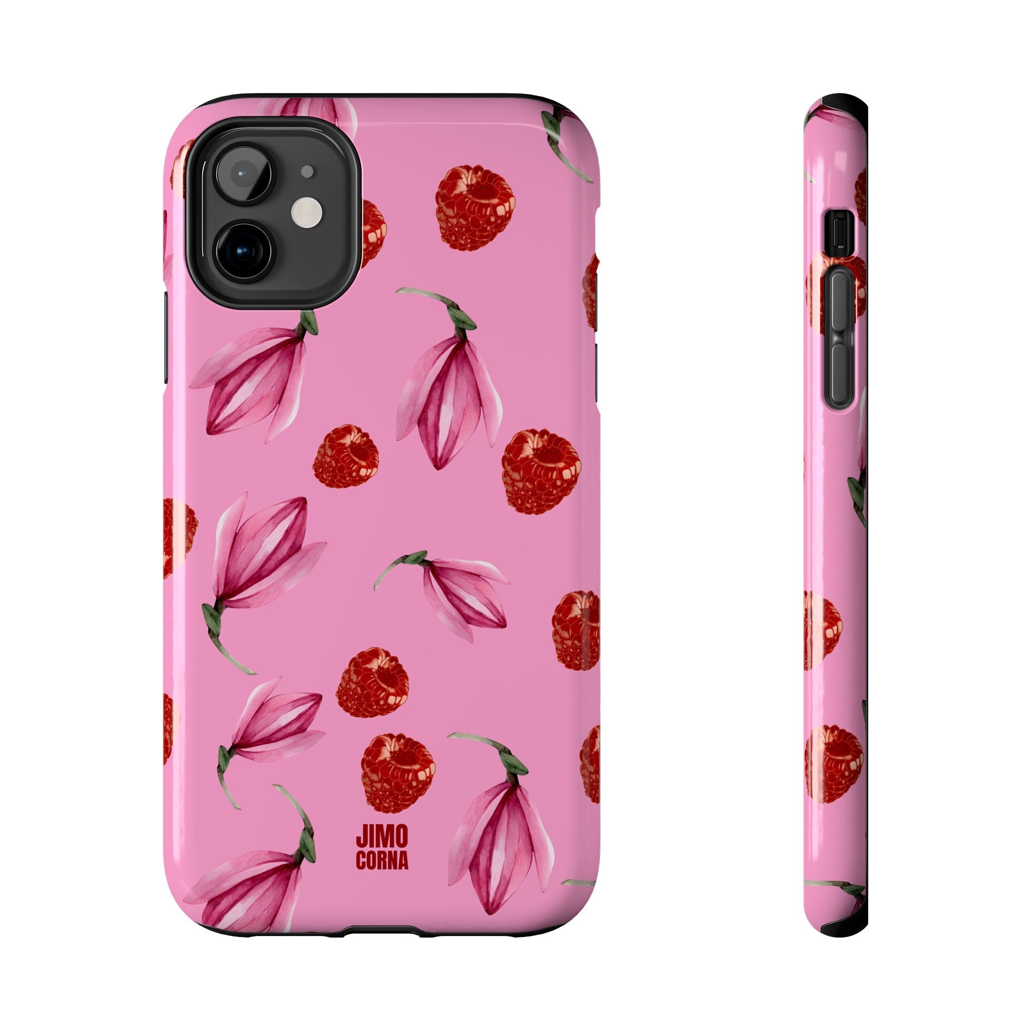 Raspberries and Flowers