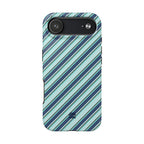 Angelina Stripes | Blue - iPhone Case