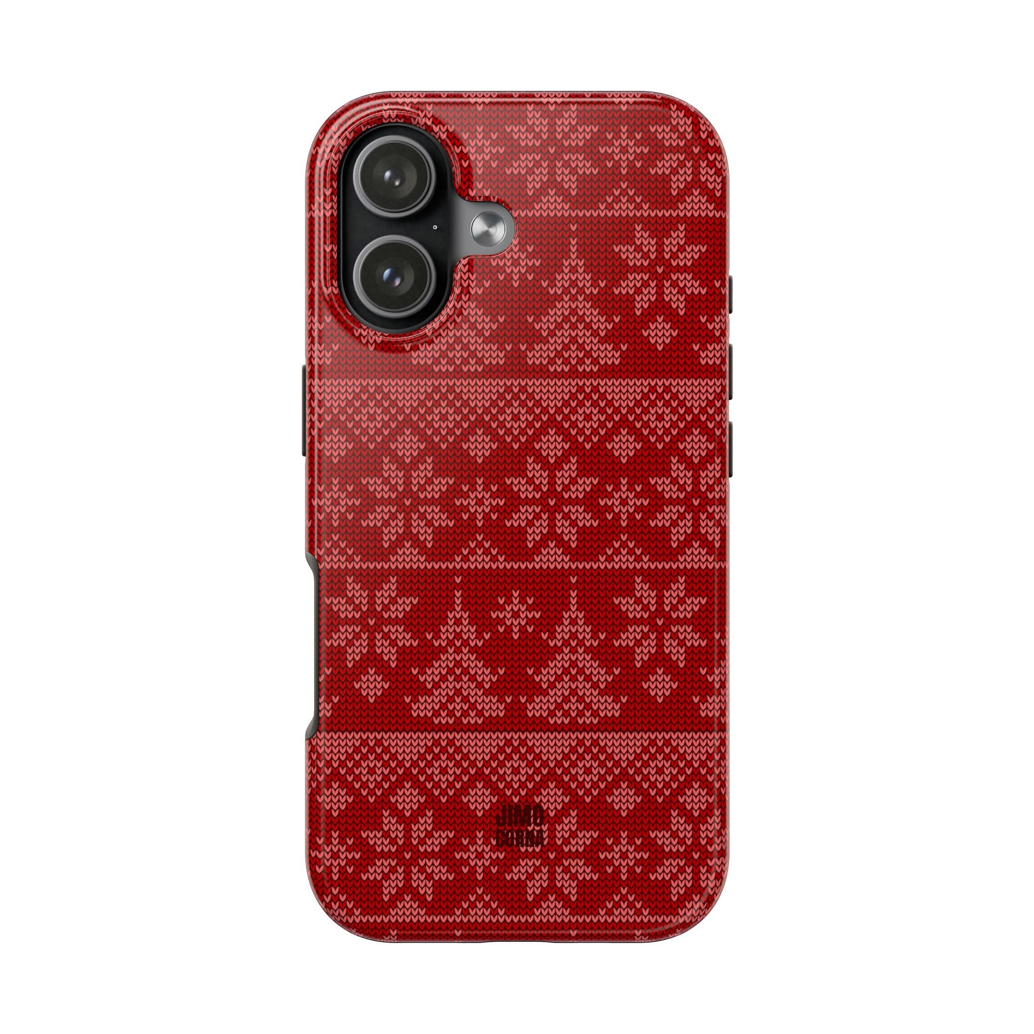 Holiday Knit | Red iPhone Case
