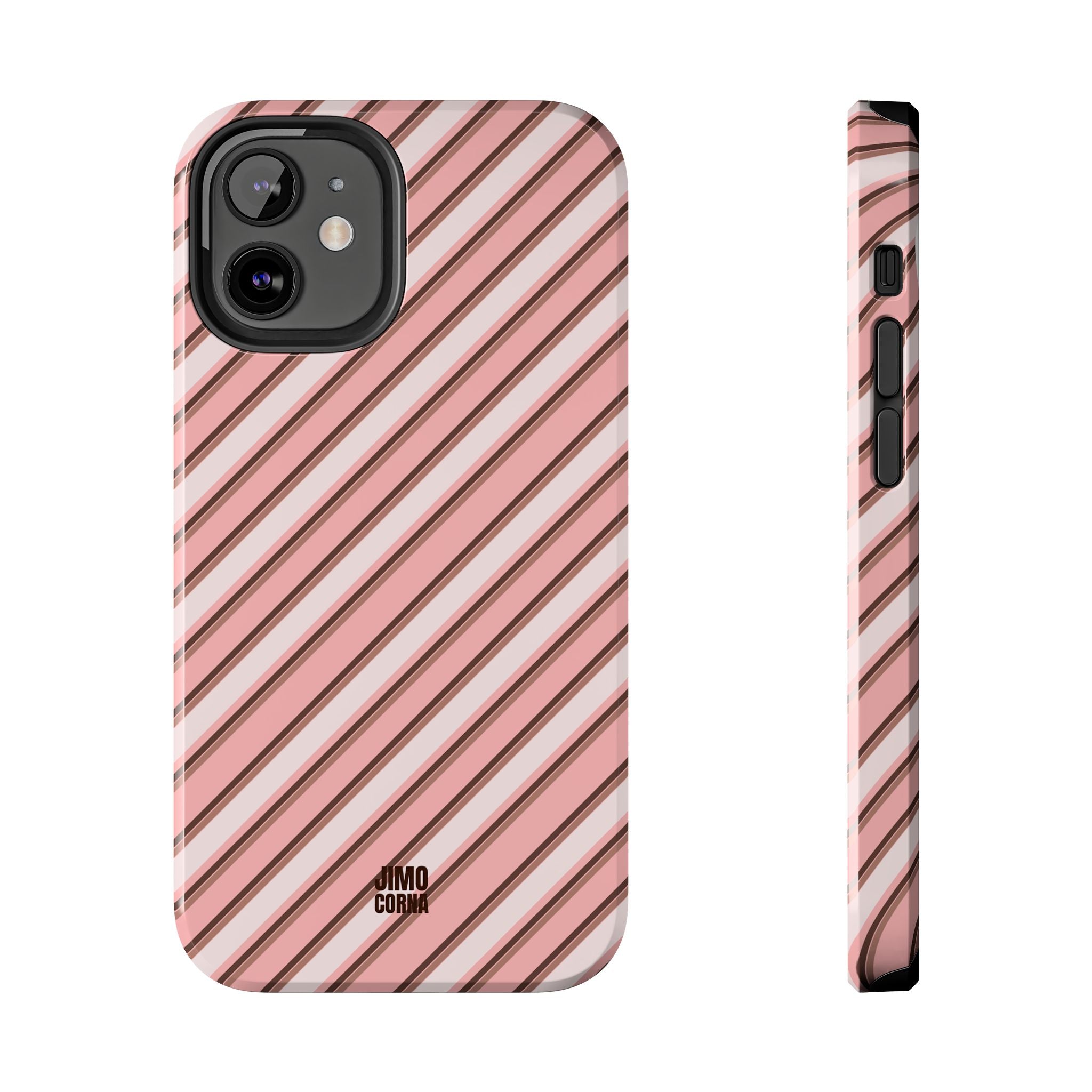 Angelina Stripes | Pink - iPhone Case