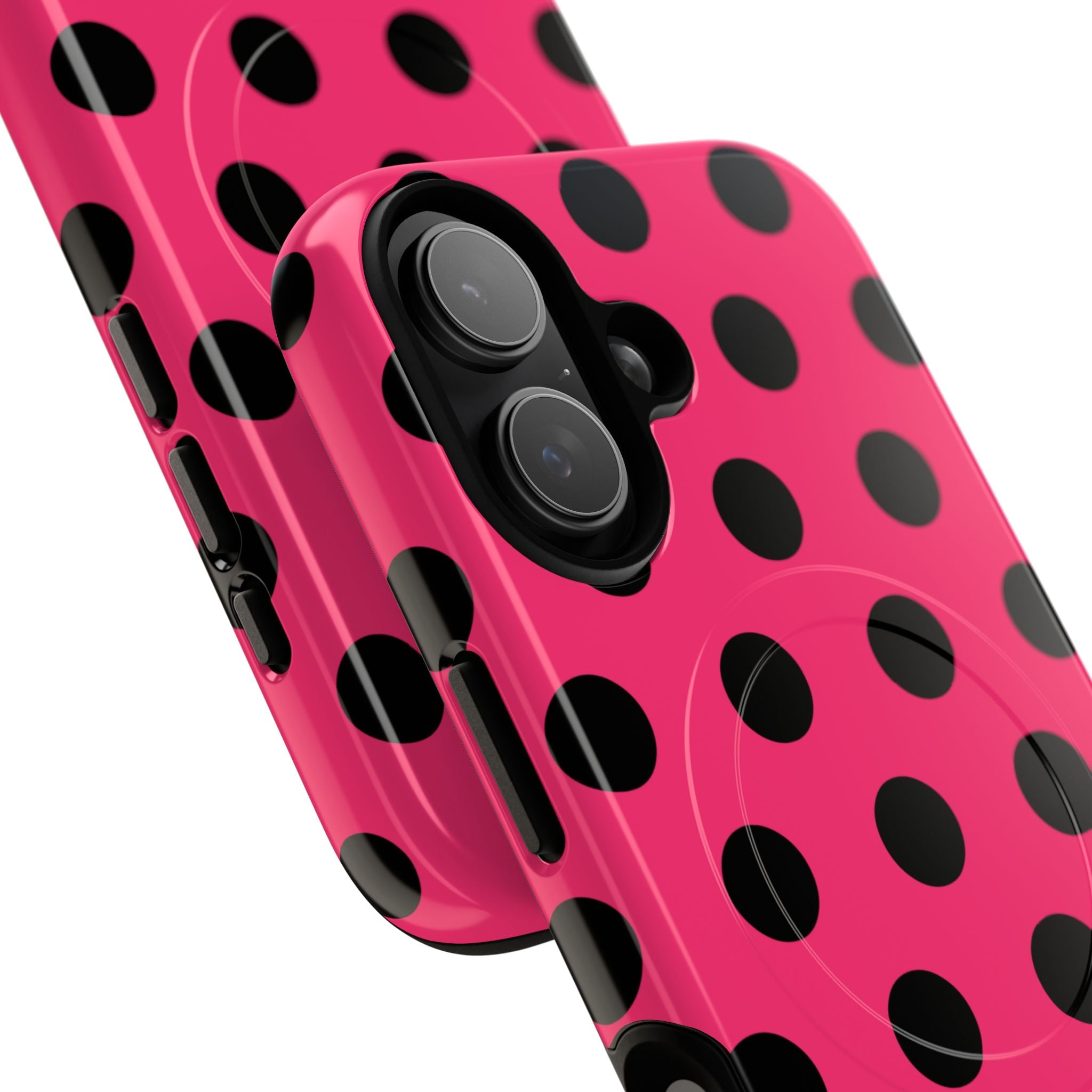 Big Polka Dot | Hot Pink and Black