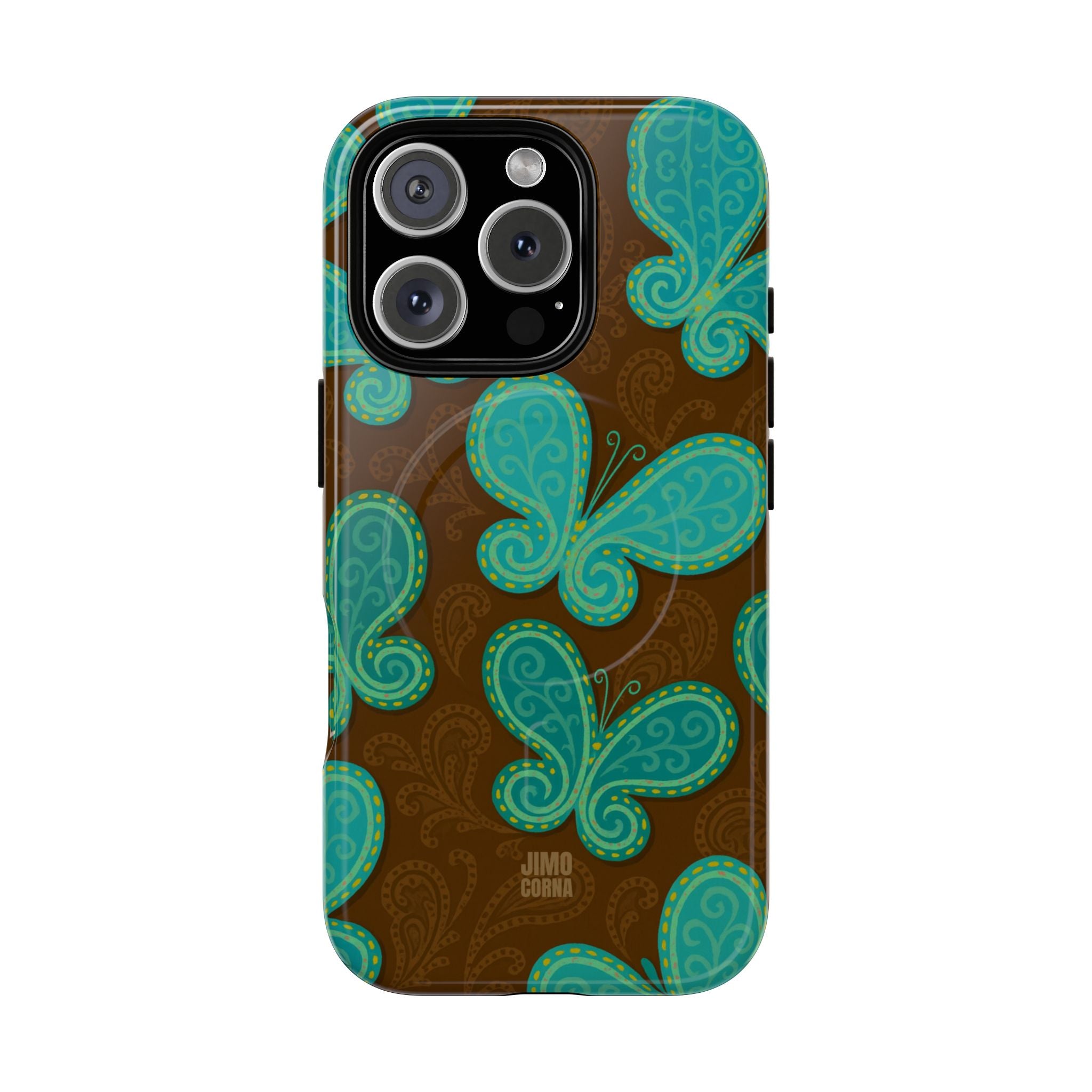 Cocoa Breeze Butterflies MagSafe iPhone Case