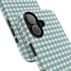 Farm Gingham iPhone Case | Blue