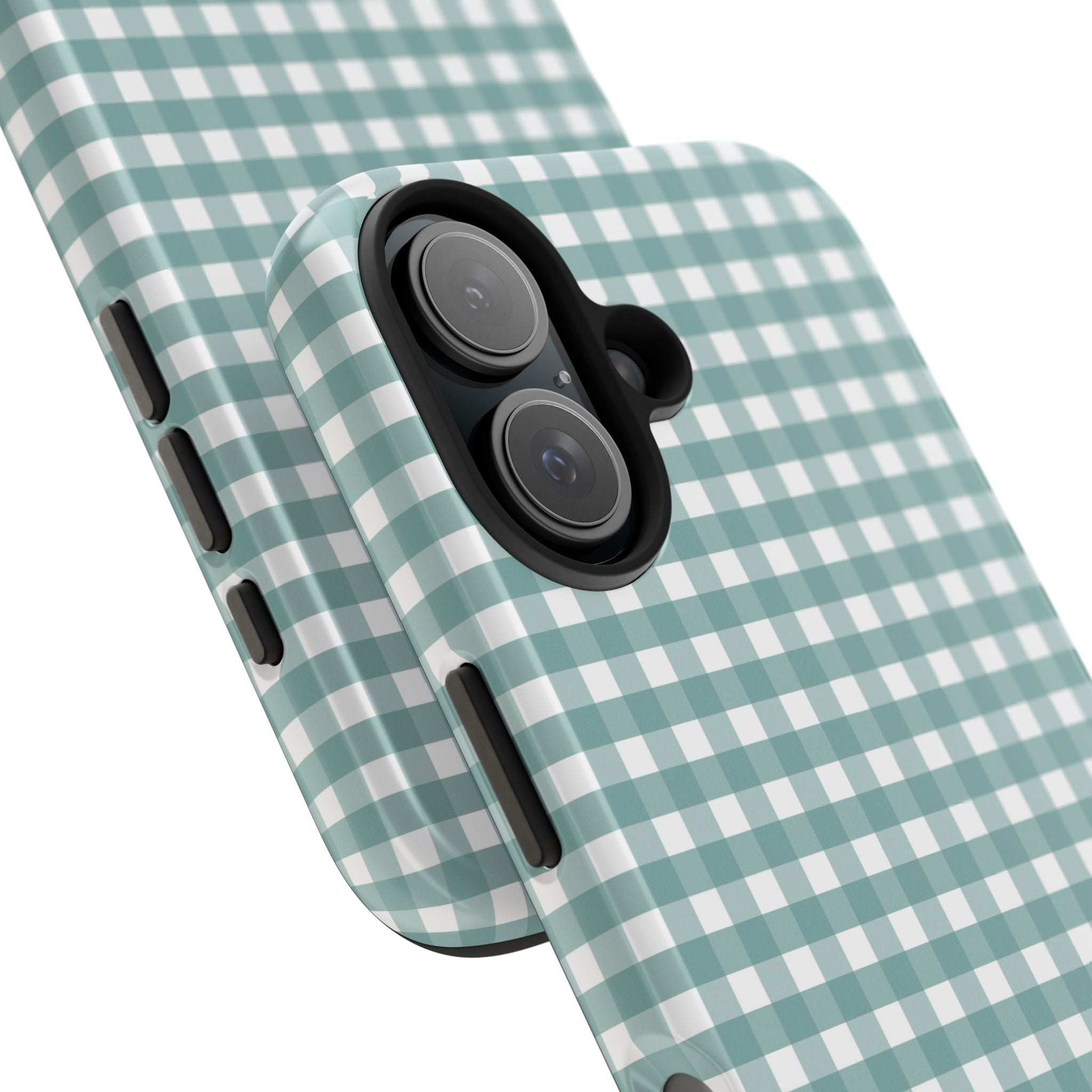 Farm Gingham iPhone Case | Blue