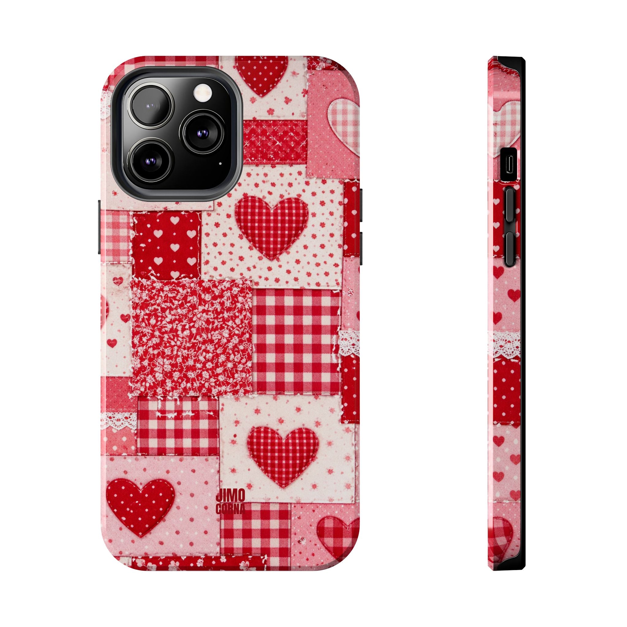 Patchwork Heart iPhone Case