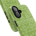 Holiday Knit | Green iPhone Case