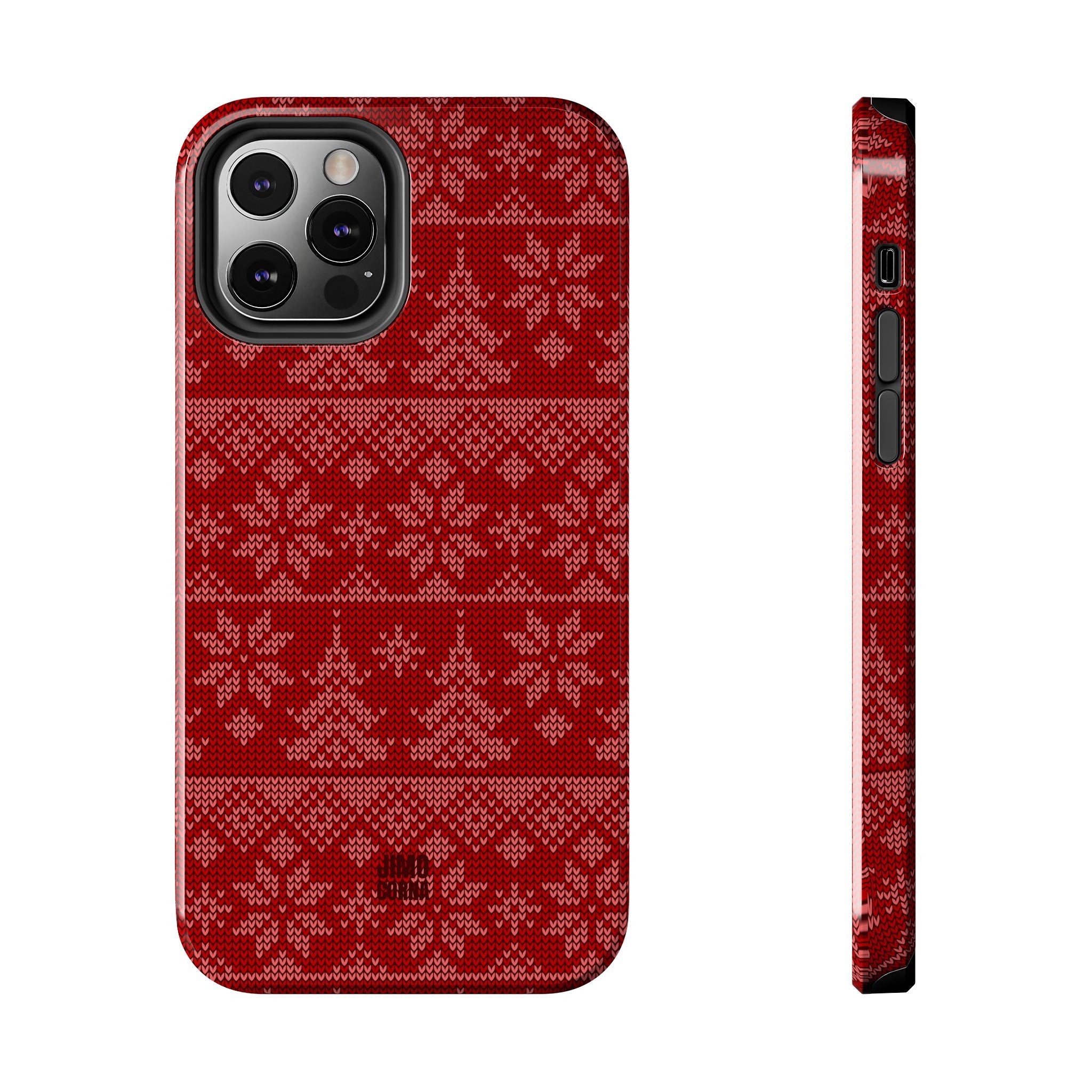 Holiday Knit | Red iPhone Case