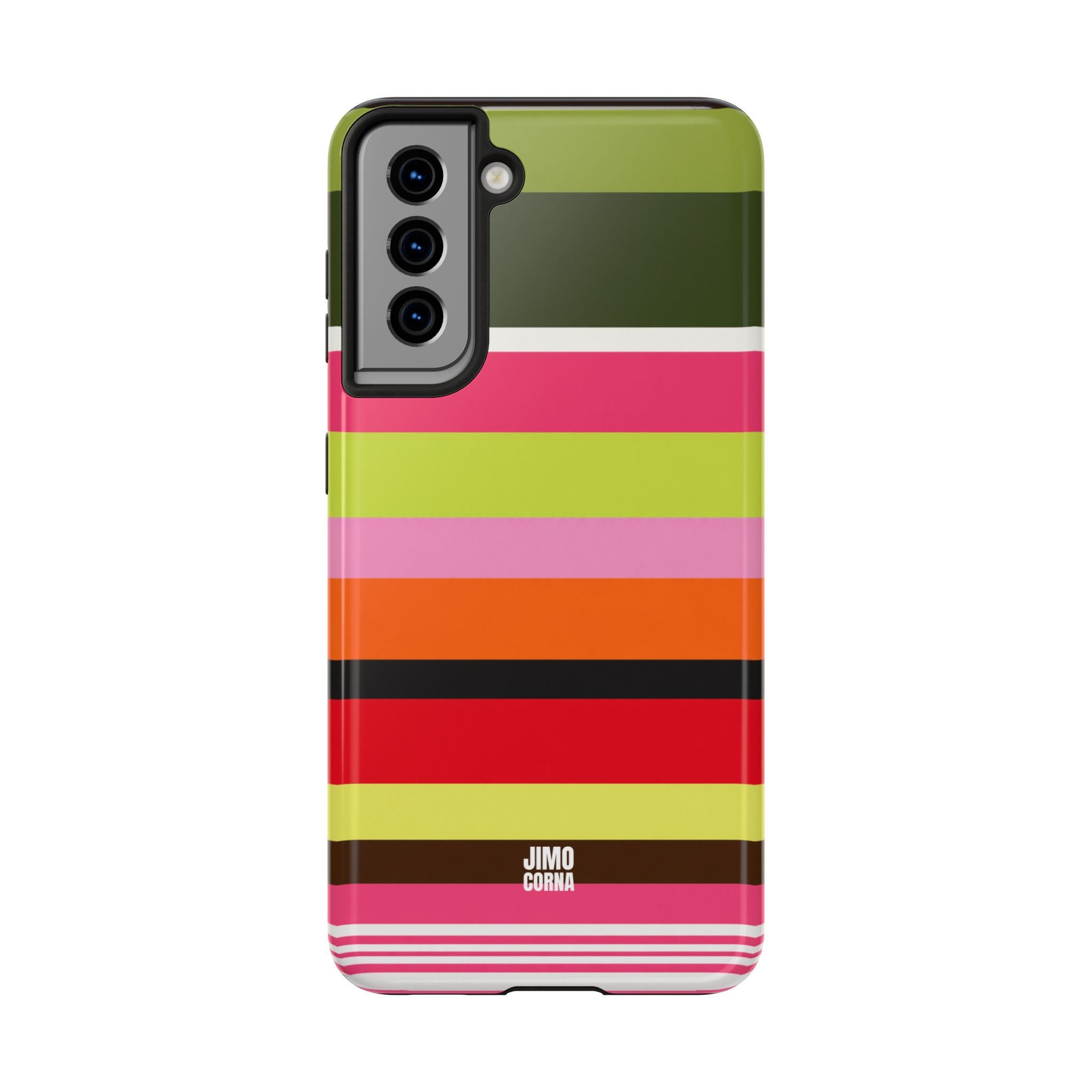 Berry Citrus Stripe Samsung Galaxy Case