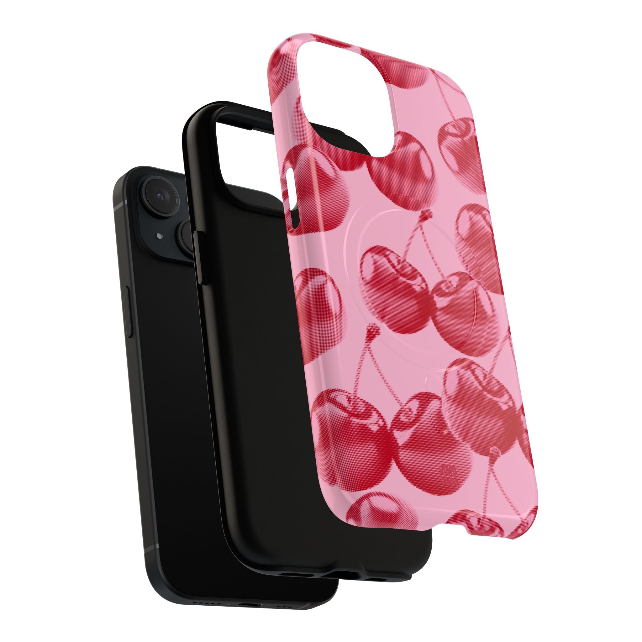 Pink Retro Cherries