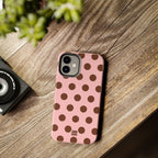 Big Polka Dot | Pink and Brown