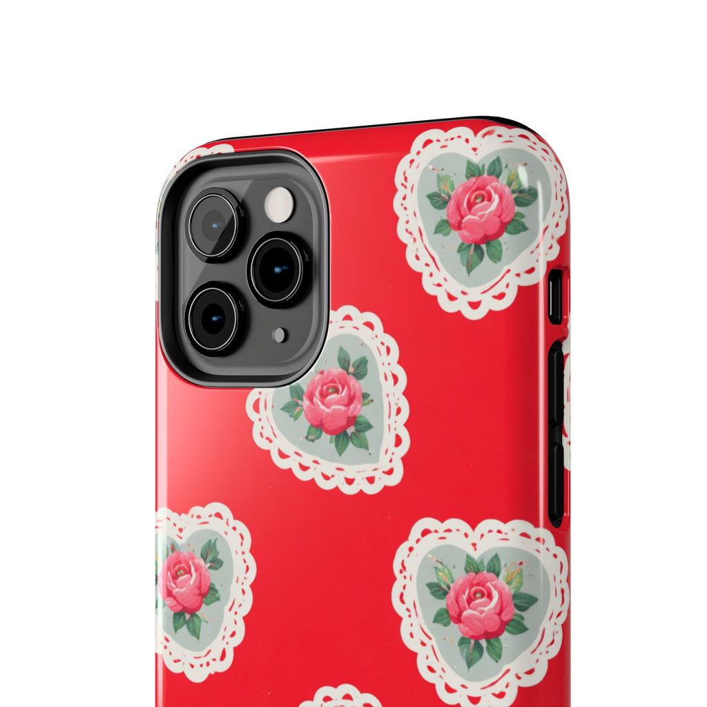 Rosy Lace iPhone Case