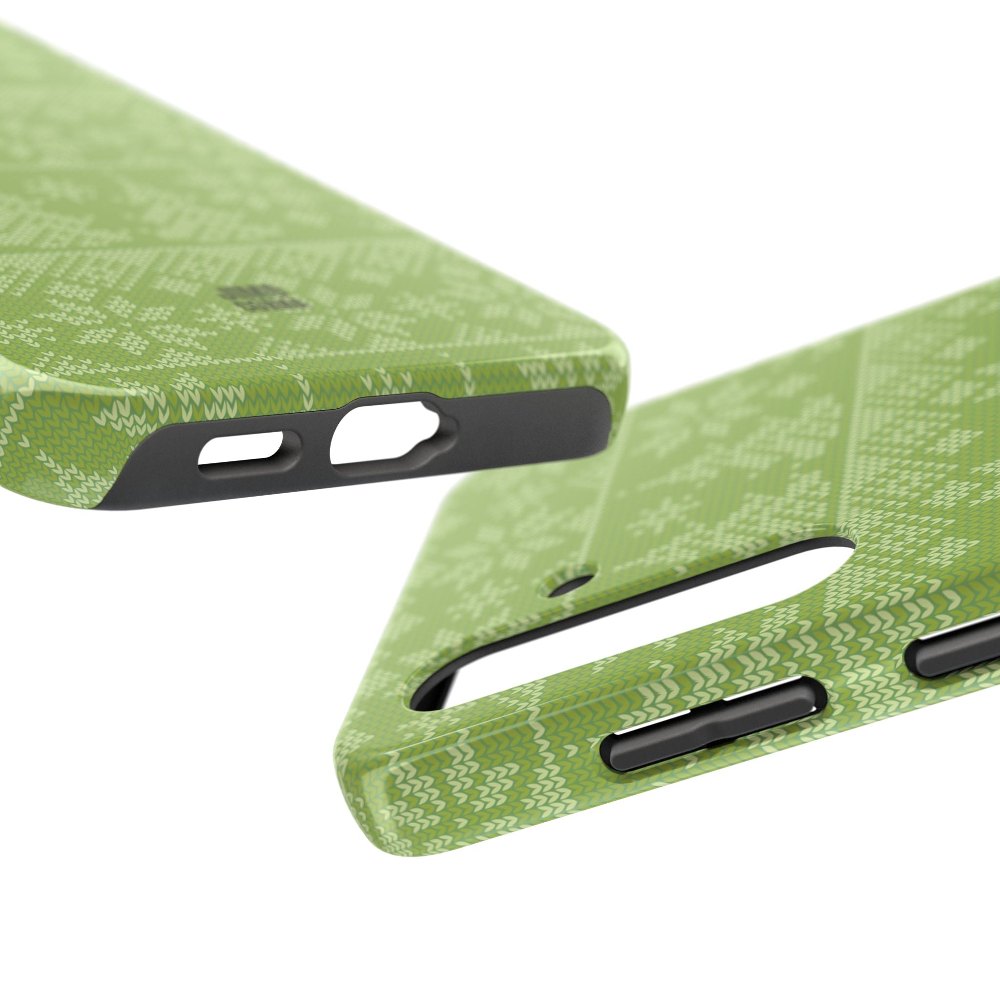 Holiday Knit | Green iPhone Case