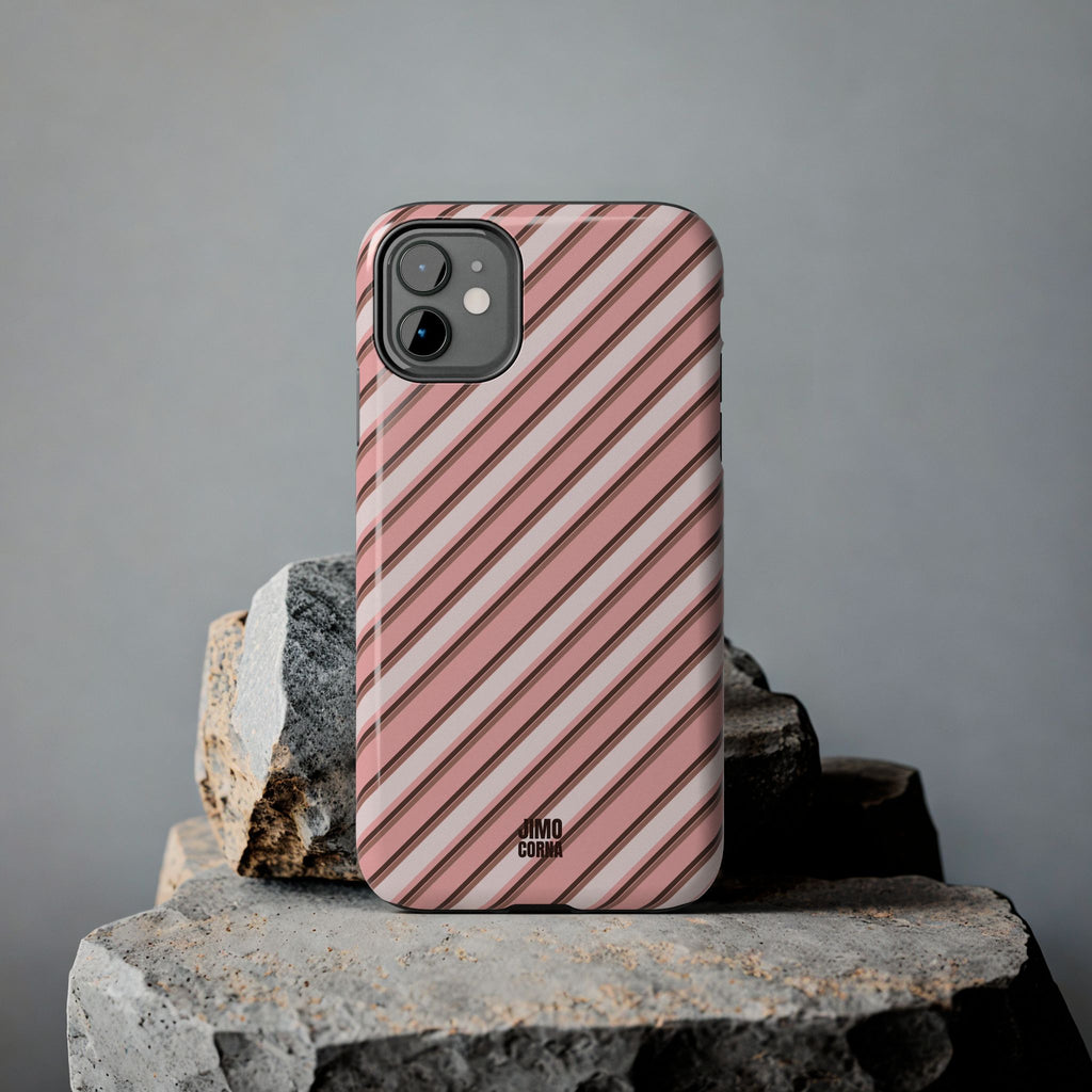 Angelina Stripes | Pink - iPhone Case