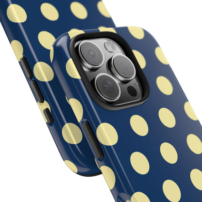 Big Polka Dot | Blue and Cream