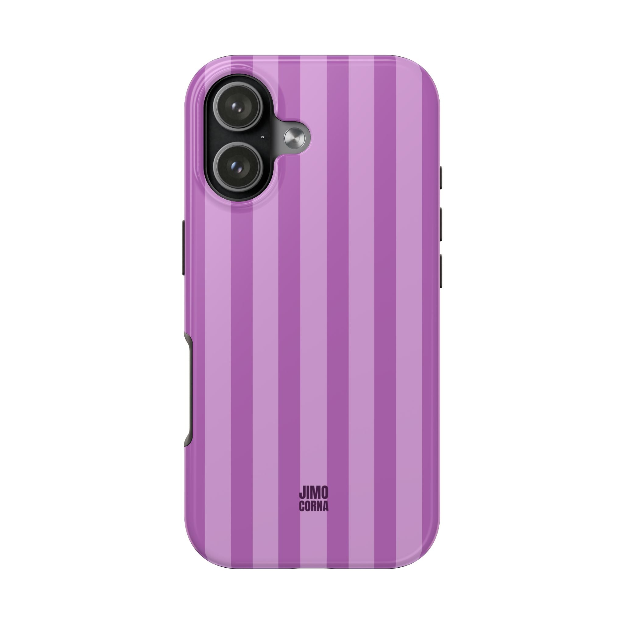Bold Stripes iPhone Case | Plum