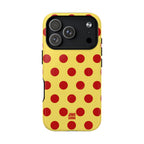 Big Polka Dot | Yellow and Red