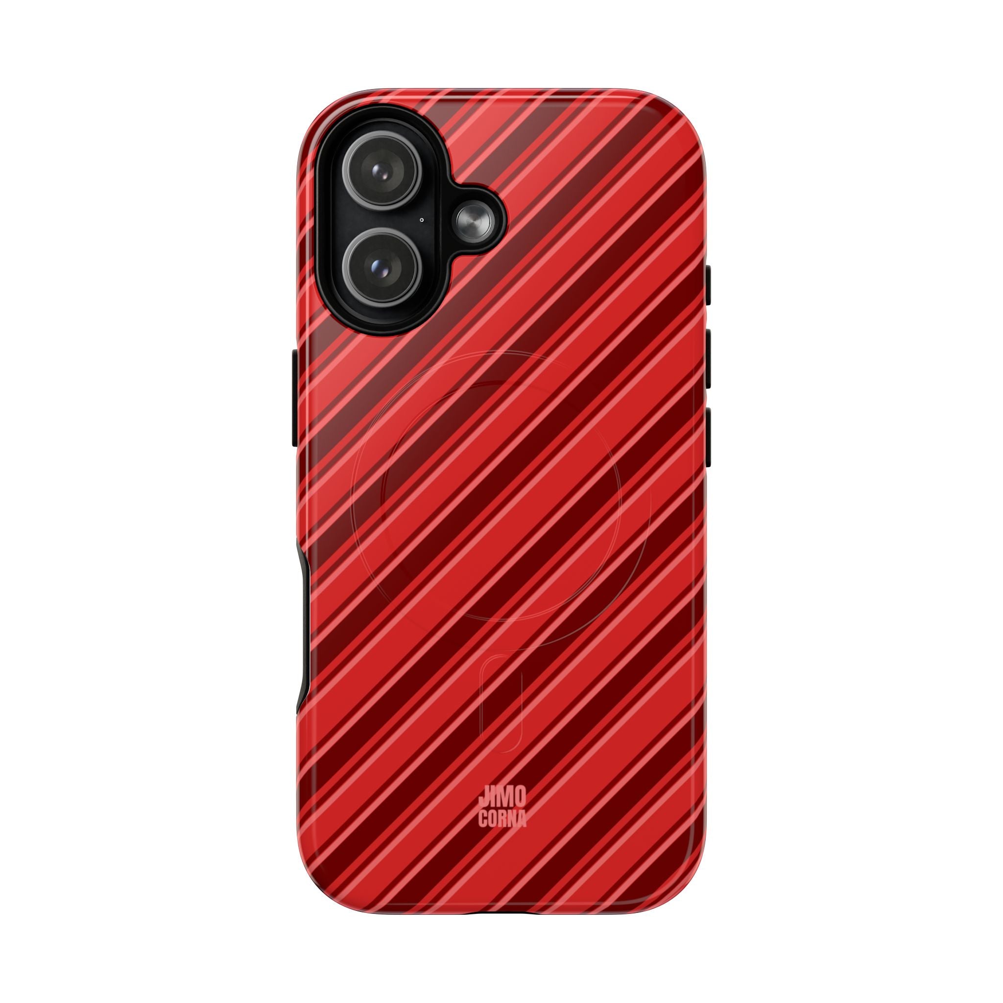 Angelina Stripes | Cherry - MagSafe iPhone Case