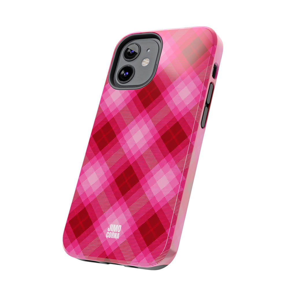 Pink Picnic Plaid iPhone Case