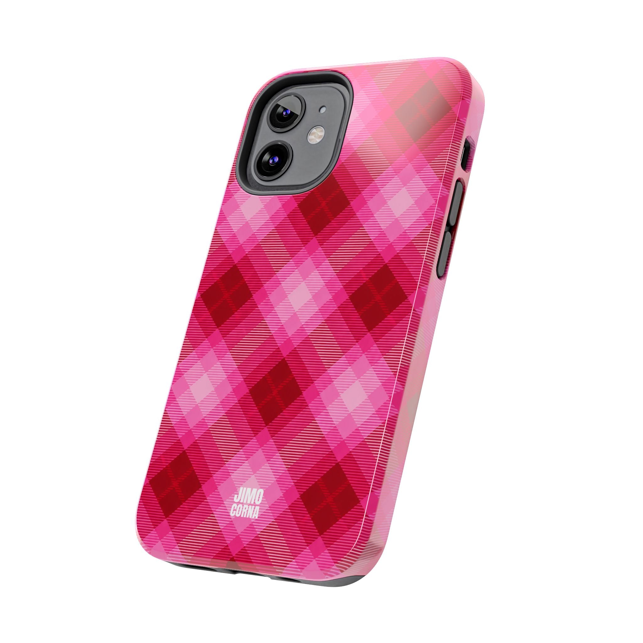 Pink Picnic Plaid iPhone Case