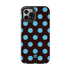 Big Polka Dot | Brown and Blue