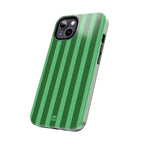 Olive Green Bold Stripes