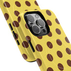 Big Polka Dot | Yellow and Brown
