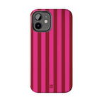 Strawberry Burst Bold Stripes