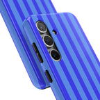Blueberry Bold Stripes Samsung Galaxy Case