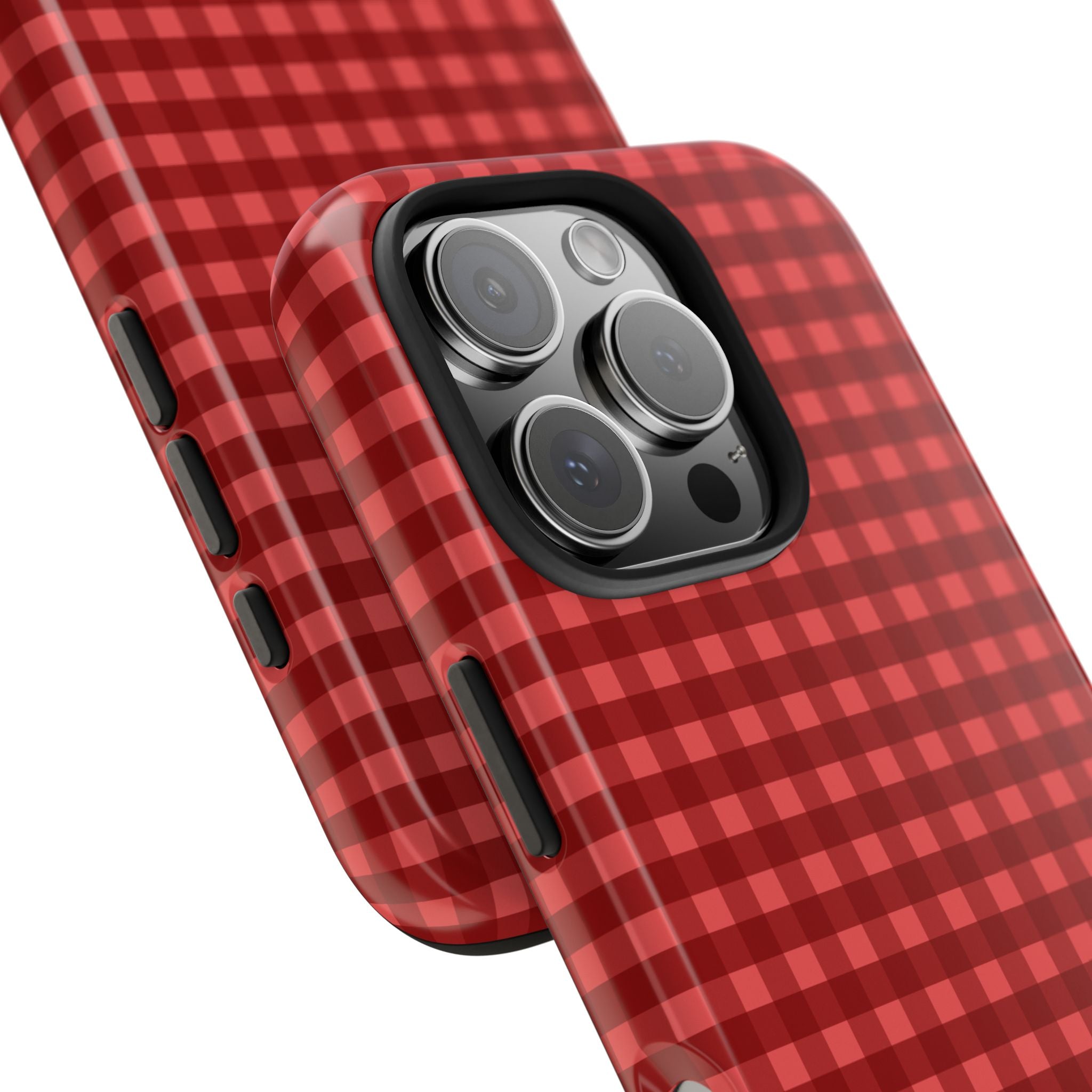 Farm Gingham iPhone Case | Red