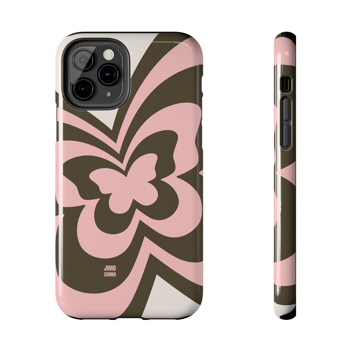 Pink Retro Butterfly