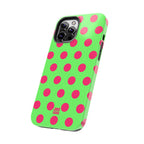 Big Polka Dot | Green and Pink