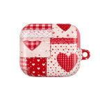 Patchwork Heart AirPods Case