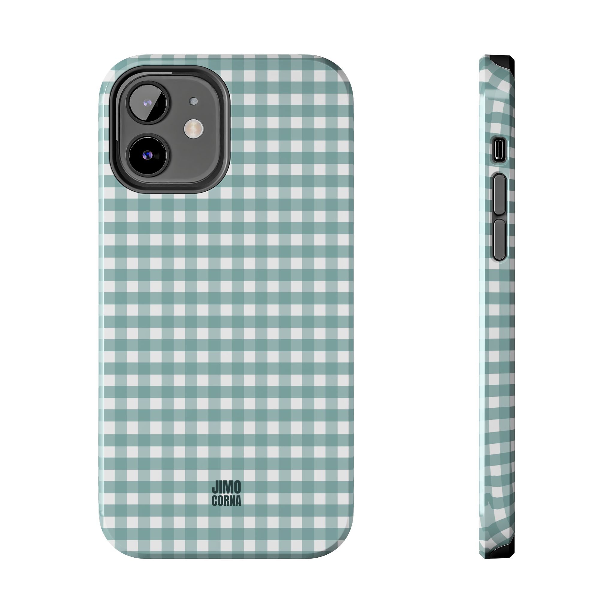 Farm Gingham iPhone Case | Blue