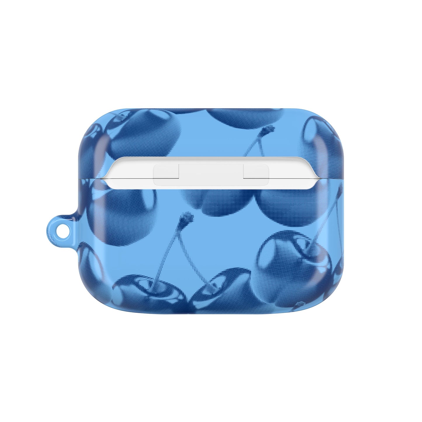 Blue Retro Cherries AirPods Case