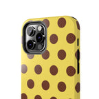 Big Polka Dot | Yellow and Brown