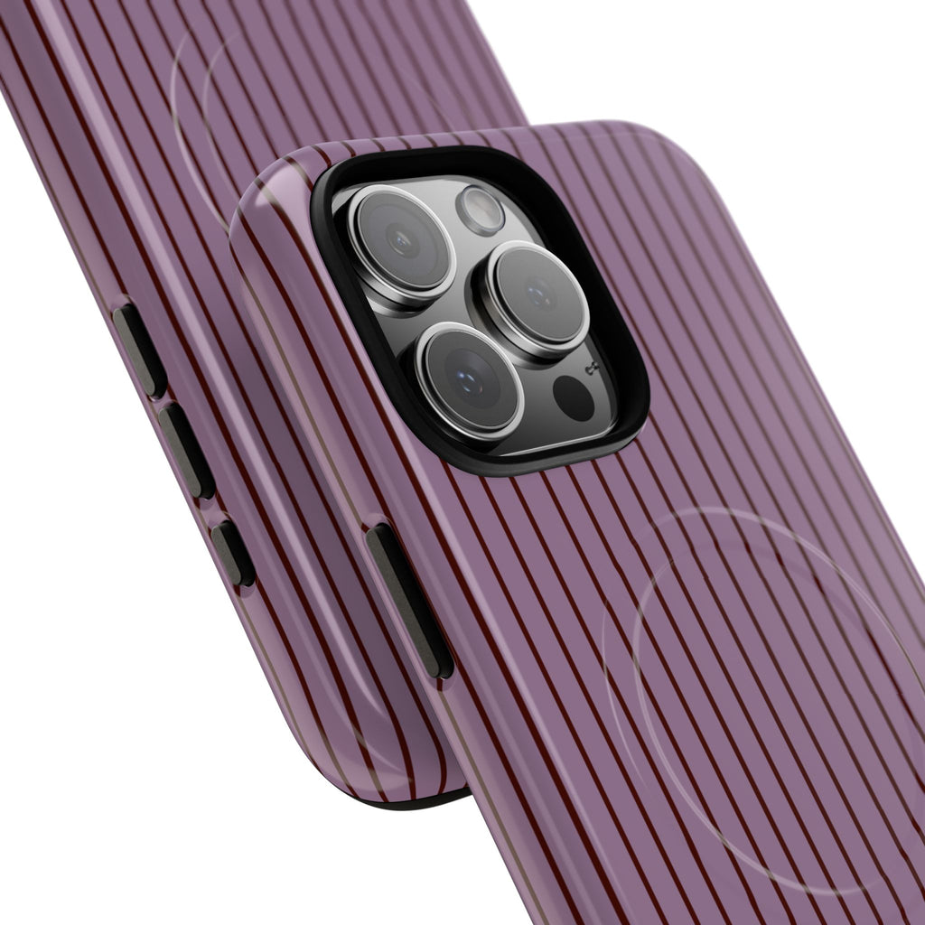 Plum Berry Soft Stripes