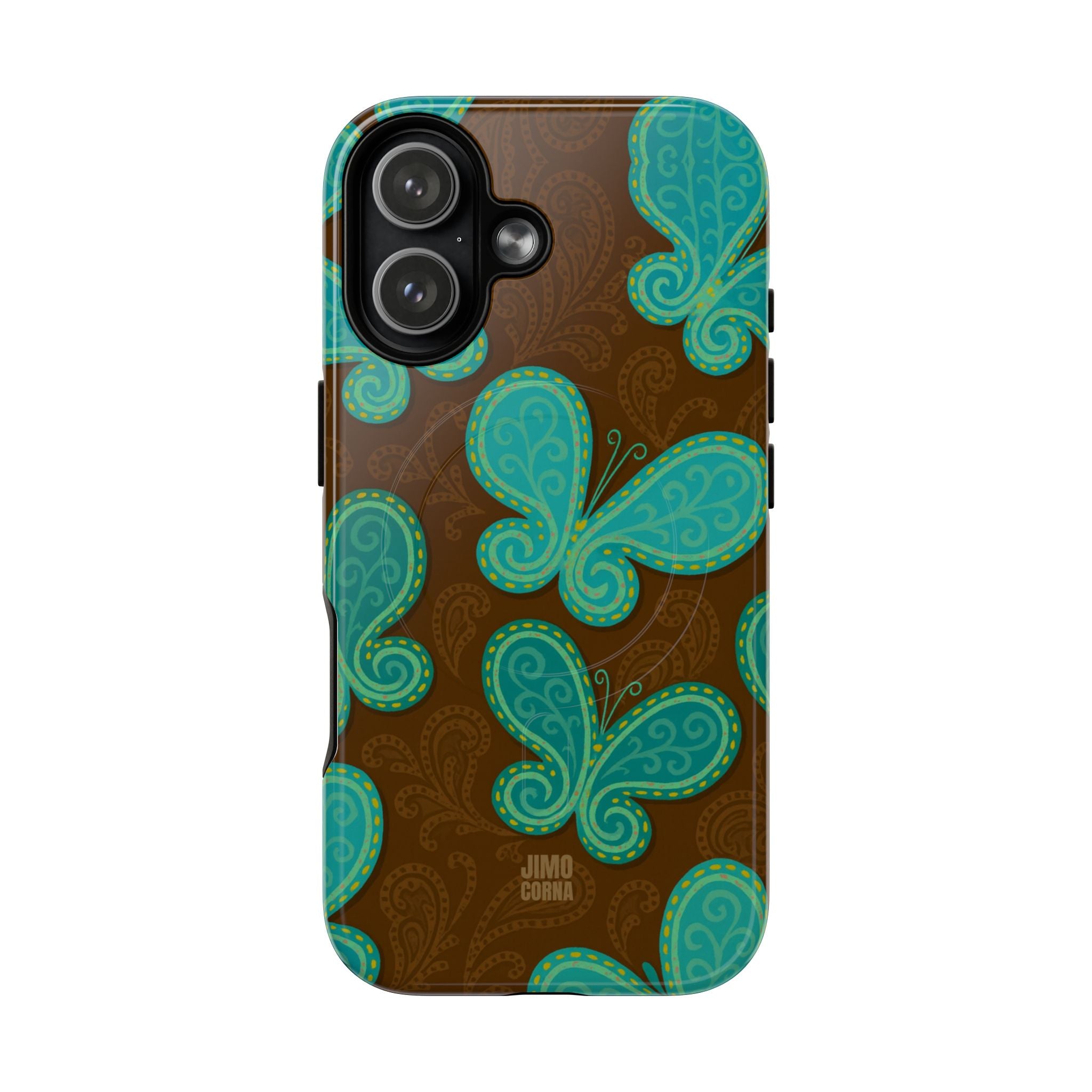 Cocoa Breeze Butterflies MagSafe iPhone Case