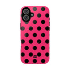 Big Polka Dot | Hot Pink and Black