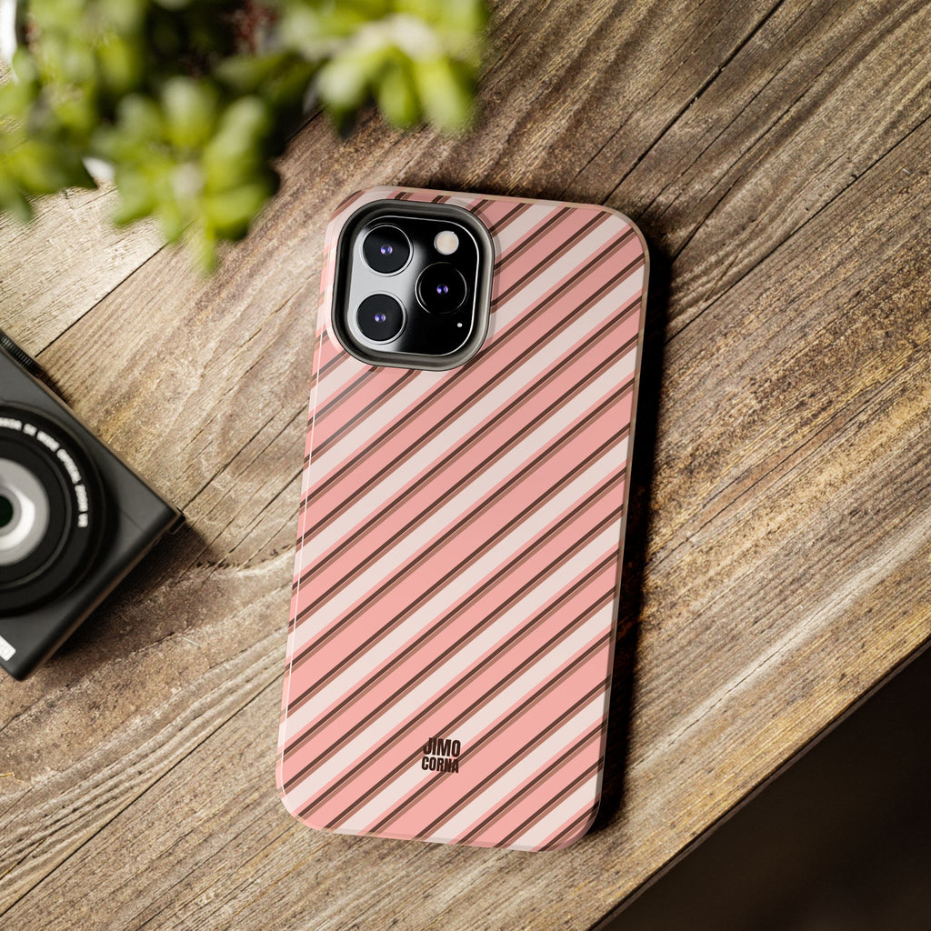 Angelina Stripes | Pink - iPhone Case