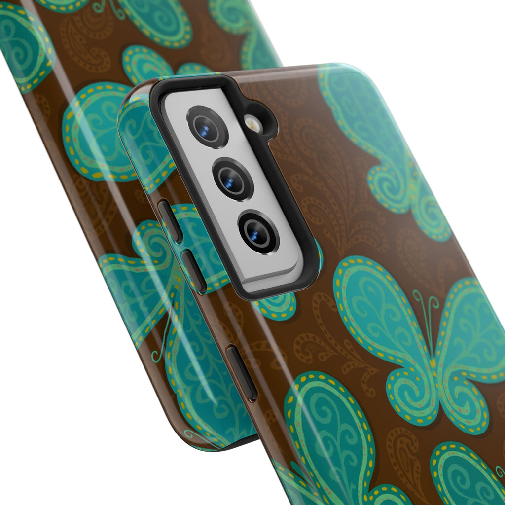 Cocoa Breeze Butterflies Samsung Galaxy Case