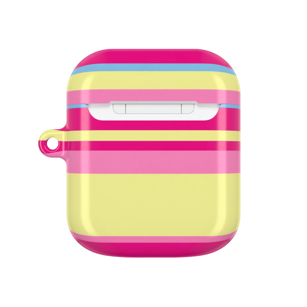 Lemonberry Stripe AirPods Case