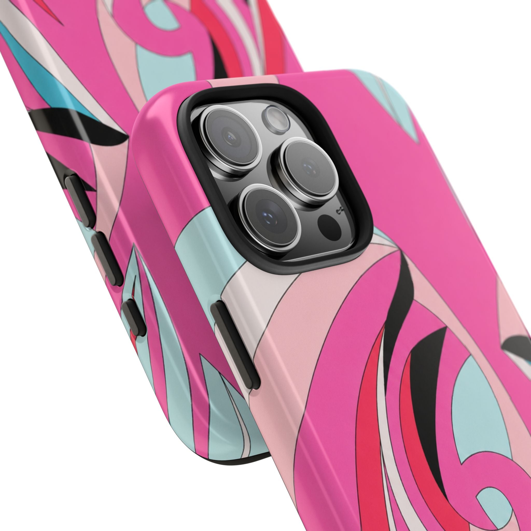 Pink Tropic Swirl iPhone Case