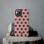Big Polka Dot | Pink and Brown