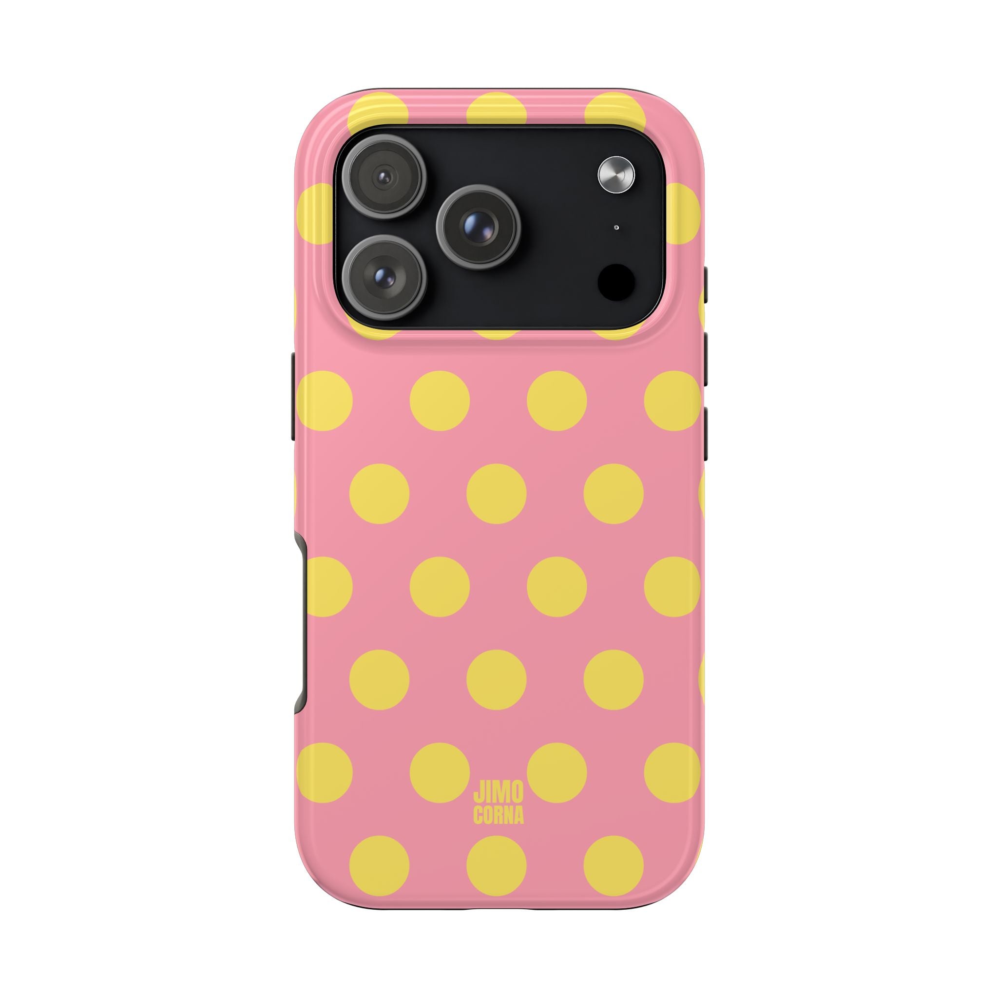 Big Polka Dot | Pink and Yellow