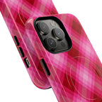 Pink Picnic Plaid MagSafe iPhone Case