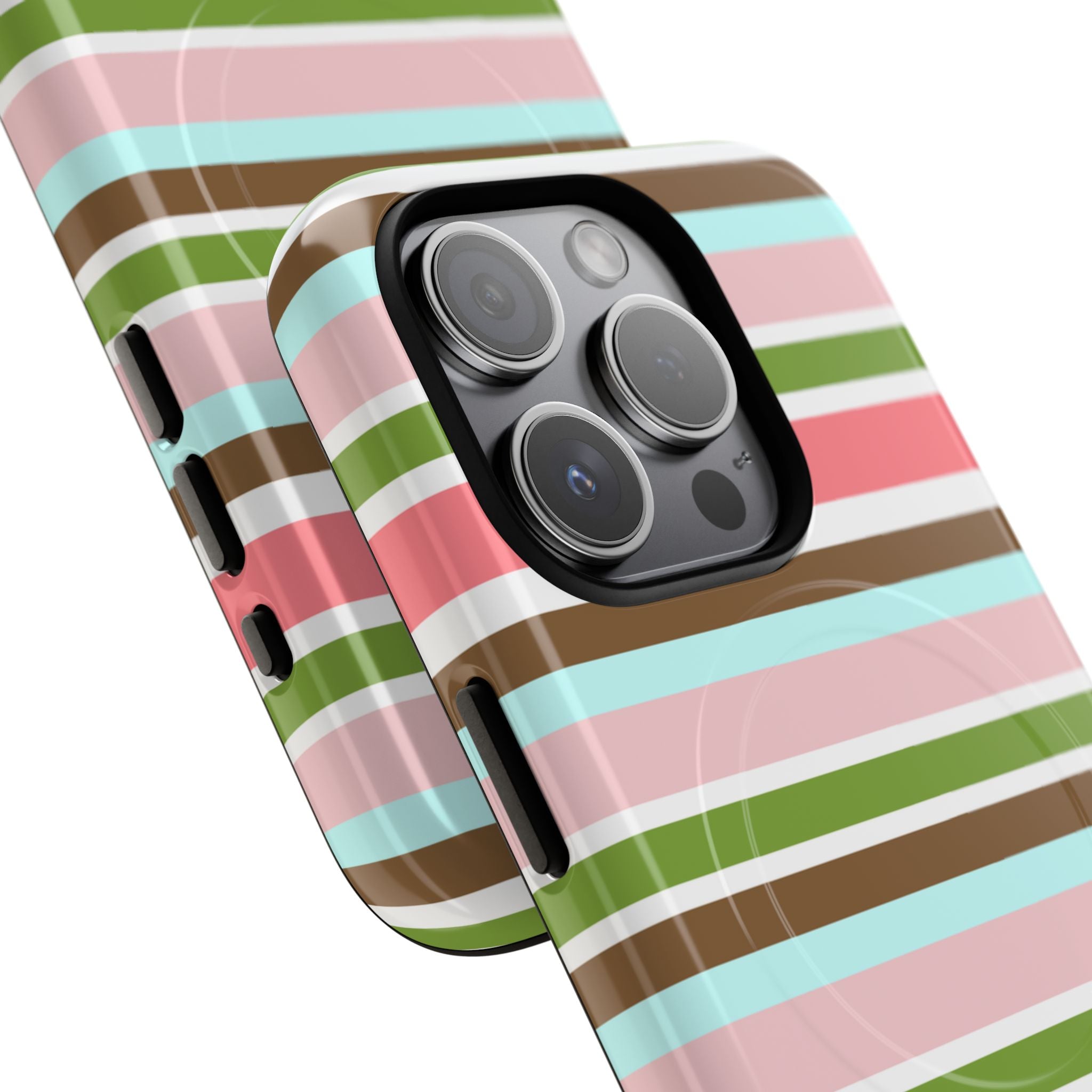 Sweet Candy Stripes MagSafe iPhone Case